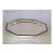 Reference # FC 714 Photo 163 bis Description: Silver Octagonal Oval Platter 14 in. with Gadroon Applied Border Pattern :...