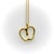 Modern Vintage 18k Gold Elsa Peretti Small Apple Necklace for Tiffany & Co. For Sale - Image 3 of 9