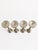 Metal Art Deco Pewter Liquor Goblets by Just Andersen with Monogram KL, 1930s, Set of 4 For Sale - Image 7 of 8