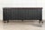 circa 1900 Monumental English Ebonised Pine Work Table / Island W276 x D79 x H92 cm Internal shelf depth 71.5 cm Weight 211Kg