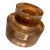 Decorative Crystal Bottle Cylindrical Shape Stripped Bands Deco Style For Sale