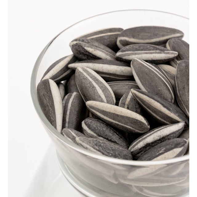 Late 20th Century Ai Weiwei "Kui Hua Zi" Trompe l'Oeil Porcelain Sunflower Seeds in a Two-Piece Glass Vase For Sale - Image 5 of 10