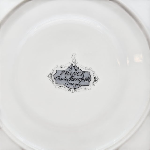 Ahrenfeldt Limoges 22k Gold Encrusted Mid-Century Saucers, Pair For Sale In San Francisco - Image 6 of 6