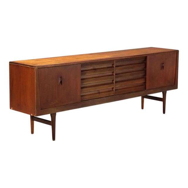 Vintage Sideboard in Teak Veneer, 1960s For Sale