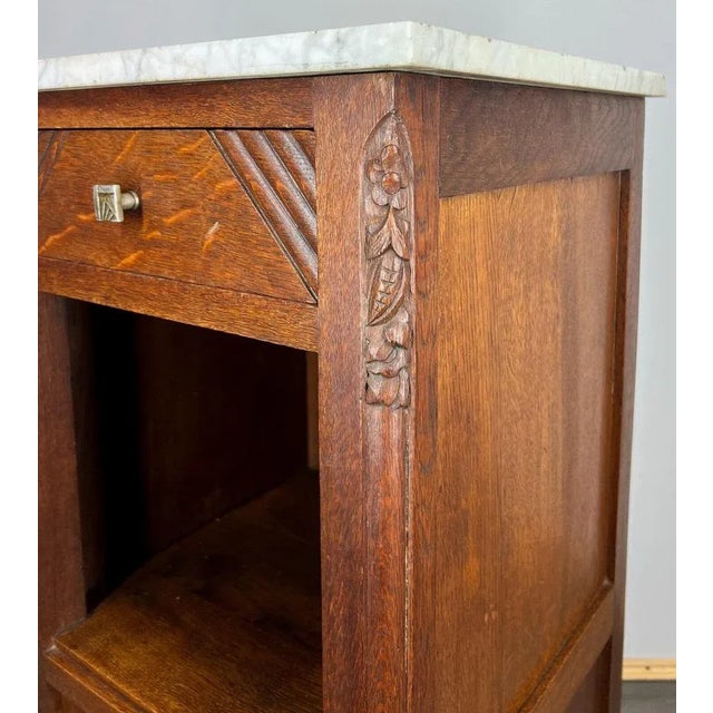Carved French Bedside Table For Sale - Image 9 of 12