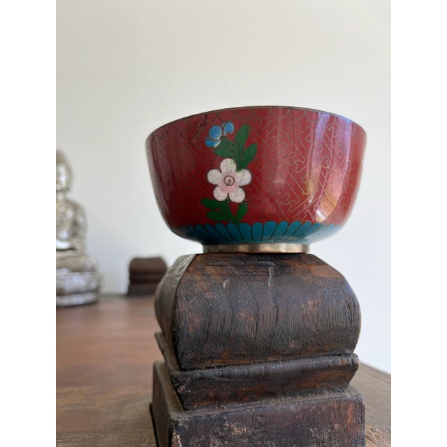 A gorgeous Chinese cloisonné piece to add to your nightstand to cradle your gems while you sleep. Sit it atop any...