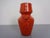 1970s Italian Orange Ceramic Studio Vase with Handle, 1970s For Sale - Image 5 of 18