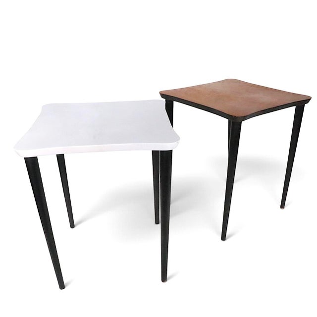 Set of Three Mid Century Stacking Tables For Sale - Image 11 of 18