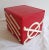1970s Vintage Red and White Plastic Fold-Out Sewing Box, 1970s For Sale - Image 5 of 5