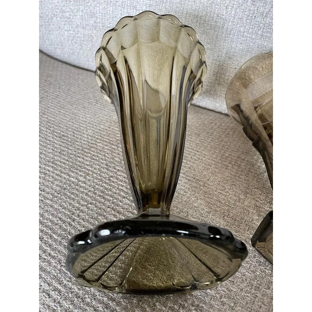 1930s Vintage Luxval Vasses, Set of 2 For Sale - Image 5 of 8