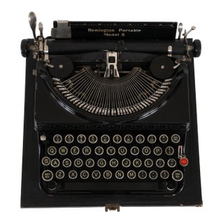 Restored Working 1930's Remington No. 5 Portable Typewriter For Sale