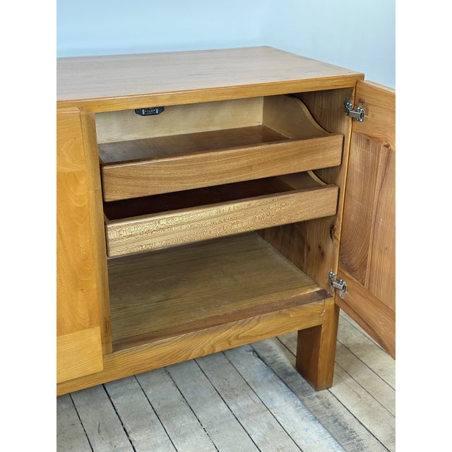 Sideboard in Oiled Elm from Maison Regain, 1970s For Sale - Image 6 of 13