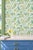 Not Yet Made - Made To Order Limoncello Floral & Lemon Grasscloth Wallpaper by House Party | White Blossom | 6 Yards For Sale - Image 5 of 10