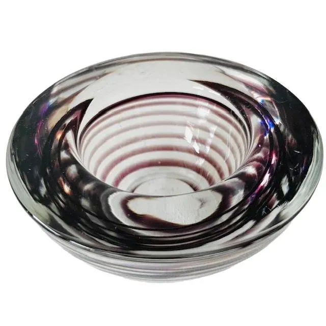 Purple Swirl Votive Tealight Holder from Kosta Boda For Sale - Image 3 of 7