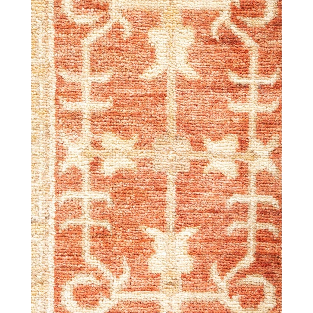 Traditional Eclectic, One-of-a-Kind Hand-Knotted Area Rug - Orange, 8' 4" x 11' 5" For Sale - Image 3 of 8