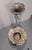1990s Pair Pewter and Glass Tall Candlesticks by Etain Zinn For Sale - Image 4 of 4