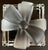 Tiffany & Co. Crystal Present Gift Box Paper Weight crafted from premium heavy lead crystal. Frosted glass ribbon and bow...