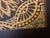 Wood Late 20th Century Golden Mandala Cutwork Art in Black Frame For Sale - Image 7 of 11