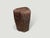 2010s Andrianna Shamaris Modern Organic Charred Teak Wood Tall Side Table For Sale - Image 5 of 6