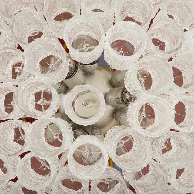 Venini Large Chandelier attributed to Toni Zuccheri for Venini, Italy, 1970s For Sale - Image 4 of 9