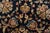 2000 - 2009 Sarouk Rug 7’1” X 9’11” Blue Wool Vintage Traditional Hand-Knotted Carpet For Sale - Image 5 of 15