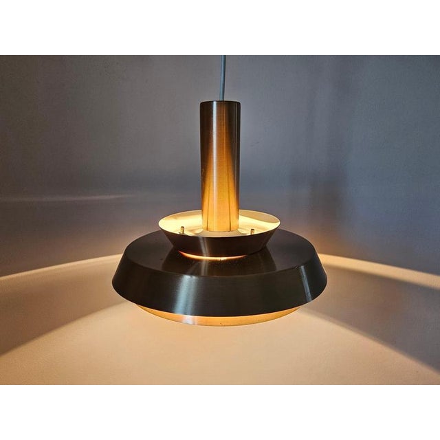 Mid-Century Pendant in the style of Jo Hammerborg, Denmark, 1970s For Sale - Image 12 of 15