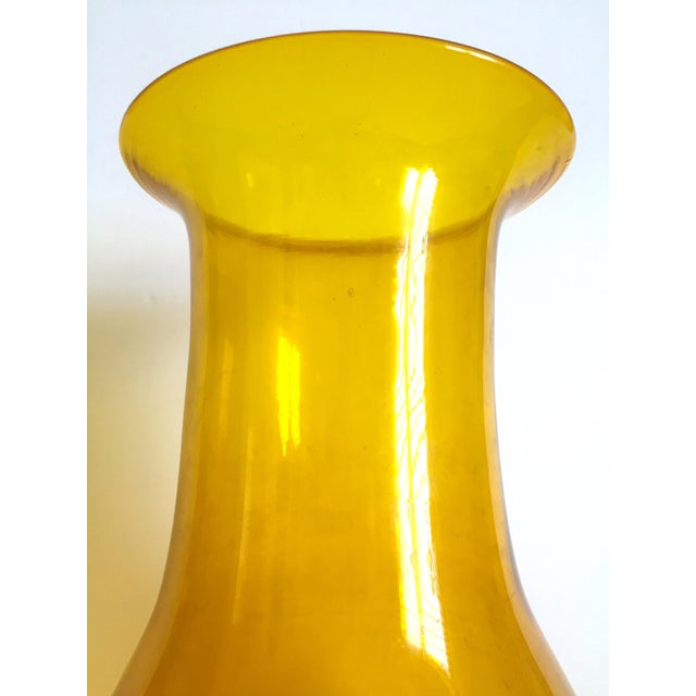 Rare Vintage 1957 Mid Century Modern Wayne Husted Blenko Gold