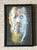 Vintage Abstract Portrait Oil Pastel Painting For Sale - Image 14 of 14