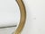 Mid 20th Century Midcentury Brass Circular Mirror with Stepped Frame and Beveled Edge For Sale - Image 5 of 7