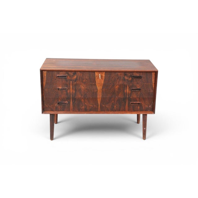 Johannes Sorth Rosewood Three Drawer Gentleman's Chest For Sale - Image 4 of 5
