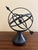 Vintage English Country Iron Black Garden Armillary Sundial For Sale - Image 9 of 10