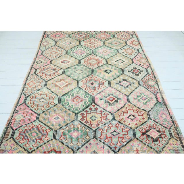 Vintage Oriental Ghordes Kilim Flat Weave Rug For Sale - Image 6 of 13