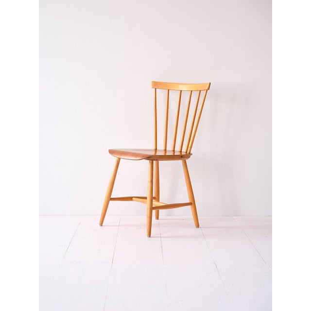 Scandinavian Stick Chair, 1960s For Sale - Image 9 of 9