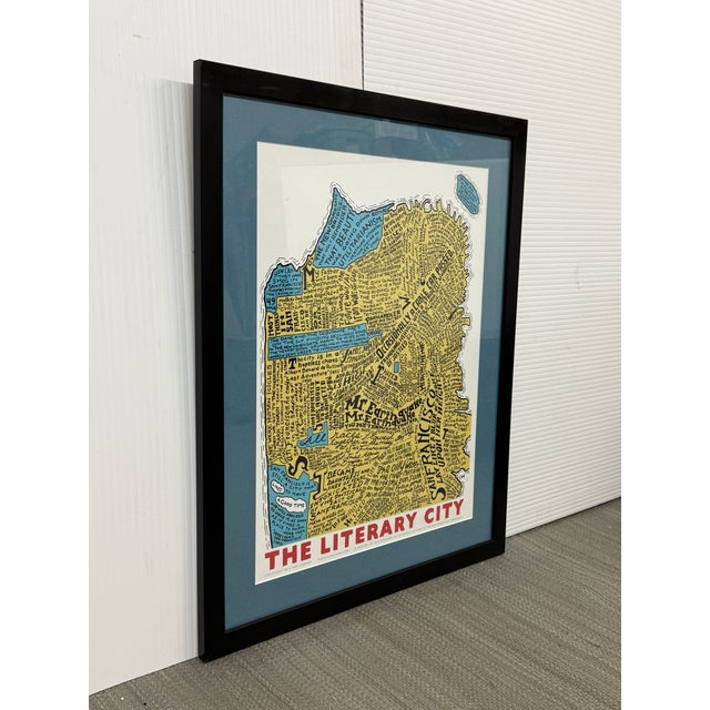 Design Plsu Gallery presents The Literary City by Ian Hueber for The Rumpus. This is a whimsical typographic map of San...