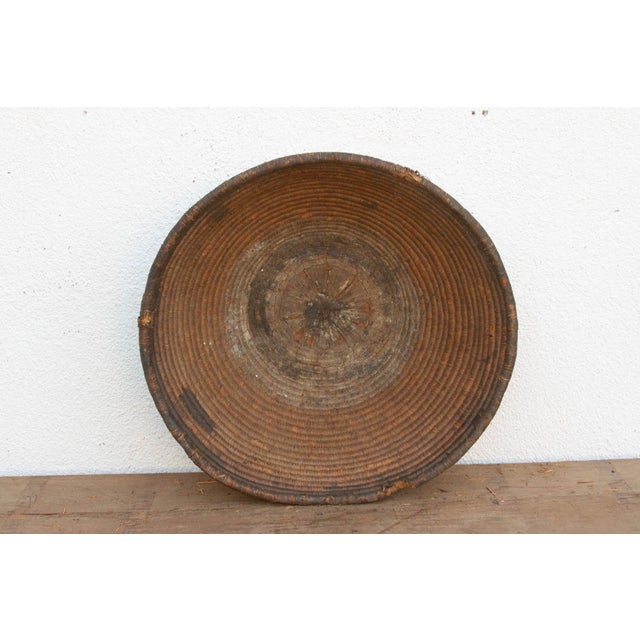 Antique Weathered Patina Harvesting Bowl For Sale - Image 4 of 7