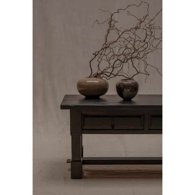 French Brutalist Side Table or Cabinet, 1960s For Sale - Image 4 of 13