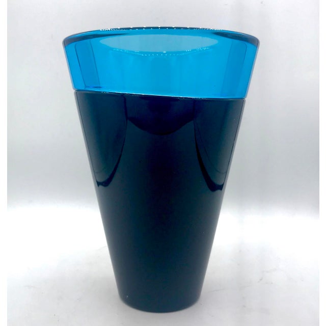Glass 1990s Soichiro Sasakura for Sasaki San Marino Vase For Sale - Image 7 of 7