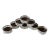 Antique Wine Coasters - Silver on Copper - Set of Eight For Sale