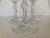 Vintage rare set of 3 clear cut wine glasses 3"D X 6.60"H , makers mark reads " Cristal de Paris 24% PRO" They are in...