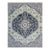 8x10 Gray Hand-Knotted Wool Floral Starburst Medallion Traditional Carpet Rug For Sale