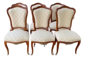 Late 20th Century Louis XV-Style Dining Chairs by La Maison Élégante Pour Les Meubles Français- Set of 6