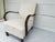 Art Deco Armchair in Lamb's Bouclé by J. Halabala, 1920s For Sale - Image 14 of 18