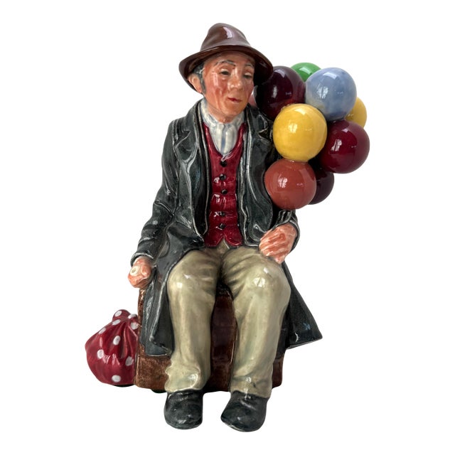 Vintage Royal Doulton Figurine “The Balloon Man” ~ Hn 1954 For Sale