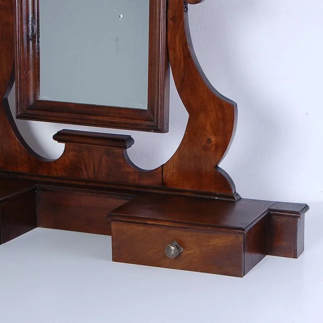 Dressing Mirror in Walnut, Early 1900s For Sale - Image 5 of 13