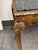 Gold Italian Carved Giltwood Console Table + Marble Top, 19th Century For Sale - Image 8 of 12