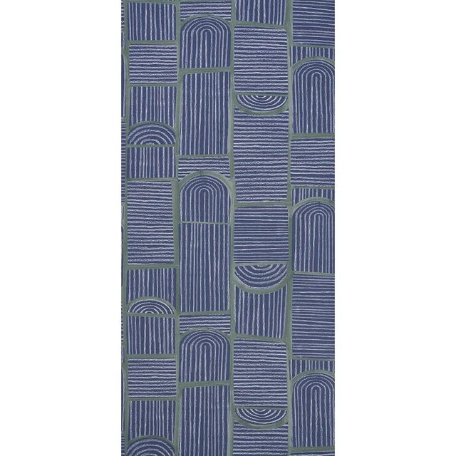 Inspired by the Georgian architecture of London’s storied literary neighborhood, Backdrop’s Bloomsbury wallpaper features...