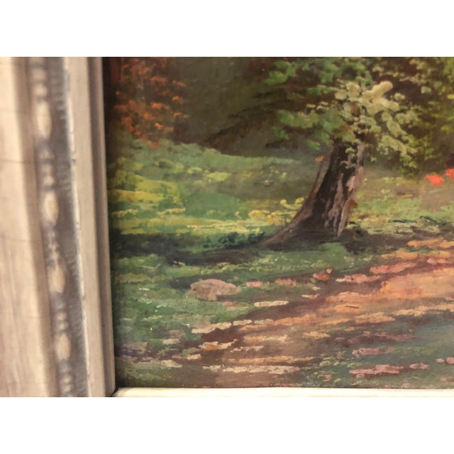 Vintage Oil Painting Of Landscape By J Hall Chairish