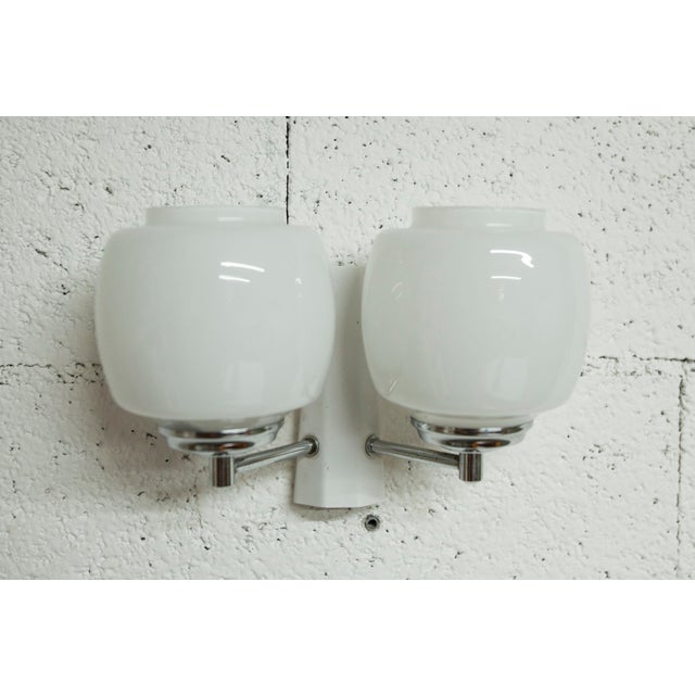 Vintage Italian Double Wall Light by Targetti Sankey, 1960 For Sale - Image 4 of 14