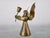 Mid-Century Modern Vintage Solid Brass Angel Candle Holder For Sale - Image 3 of 7