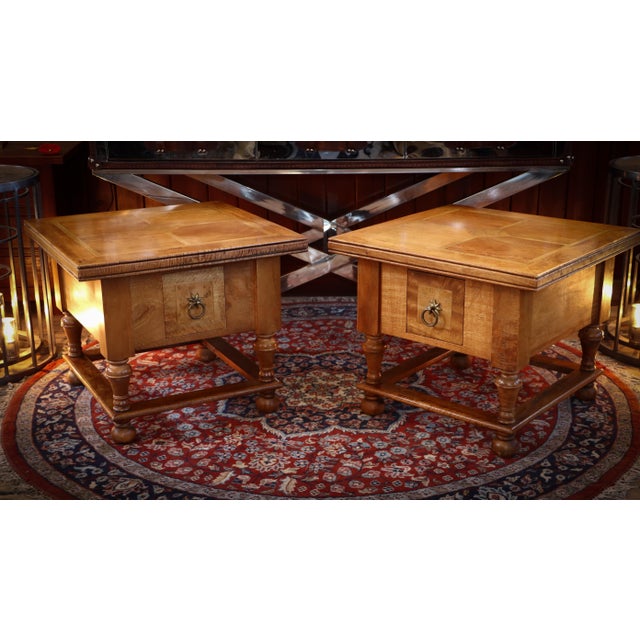 Flagstone Bedside Tables in Wood from Barker & Stonehouse, 2010s, Set of 2 For Sale - Image 12 of 18